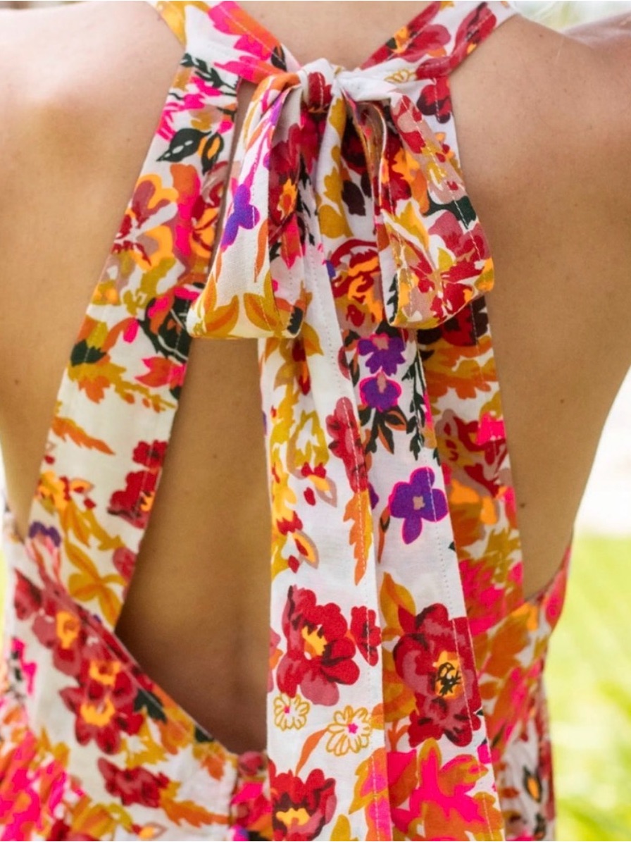 Nwt Natural Life Halle Floral Tiered Mini Dress Womens Xl — image 3 of 8